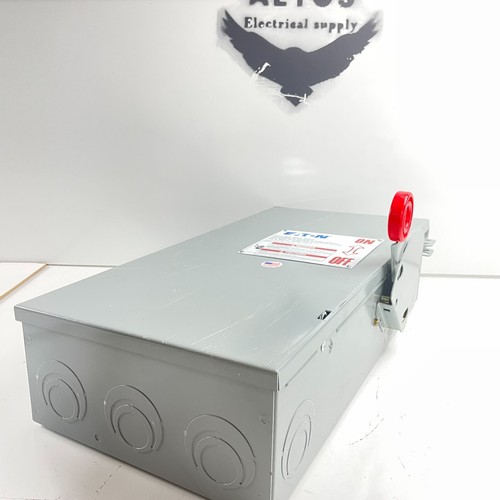 EATON DH363NRK NEMA 3R FUSIBLE HD SAFETY SWITCH 3P 100A 600V - 第 1/5 張圖片