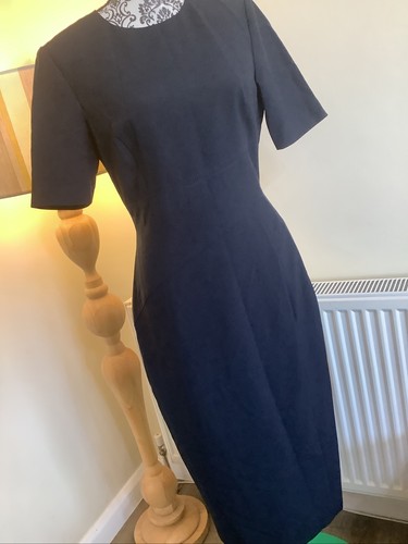 Navy Blue Dress Very Smart New Db40 | eBay