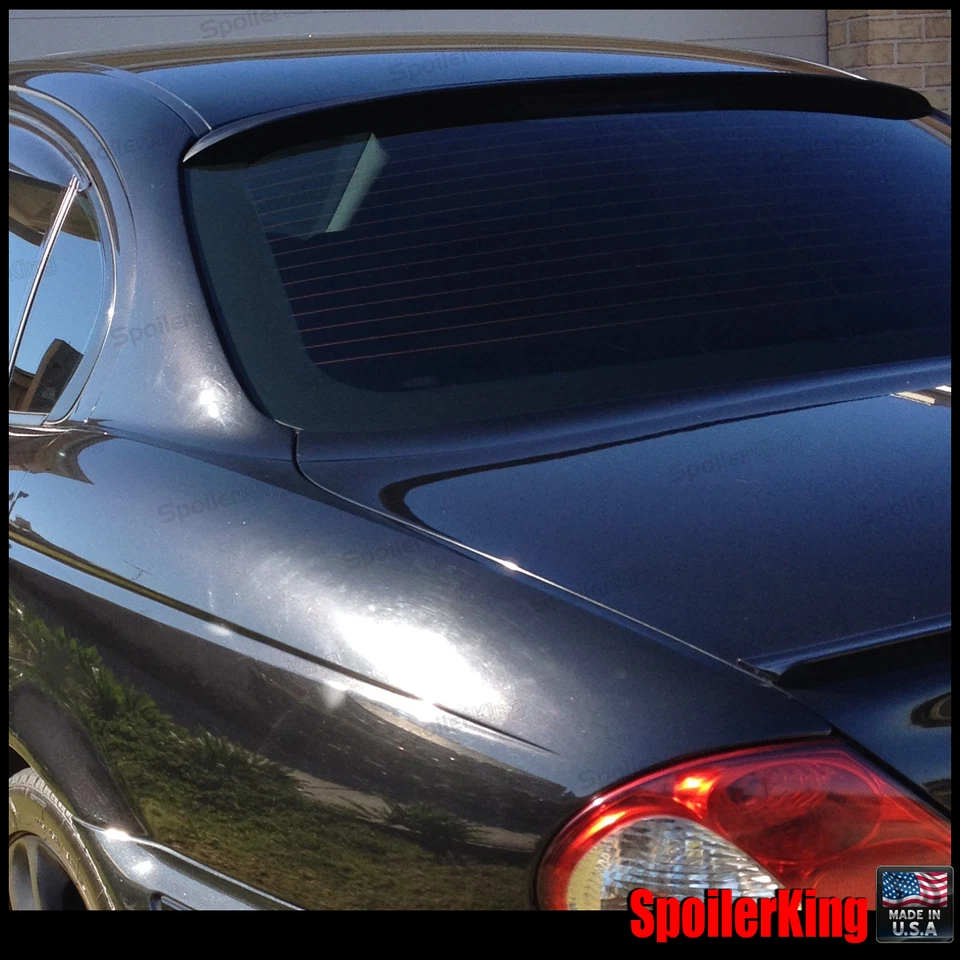 COMBO alerones (se adapta a: Jaguar X-type 2001-2008 4 puertas) techo trasero ala y labio maletero Foto 3 de 4