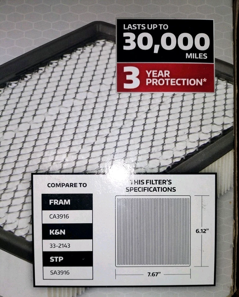 НОВЫЙ воздушный фильтр Super Tech Chevy AF 1545 - Изображение 4 из 4