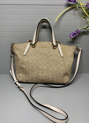 Coach F27582 Small Kelsey Satchel in Signature Jacquard Bag for