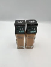 2 PACK Maybelline Fit Me Foundation Matte + Poreless Shade 322 Warm Honey 1oz