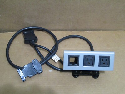 Byrne BE03131E-A-DZF-60 Recognized Powered Table System Component 2-Outlet 120V,