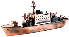 Navy Destroyer Ship Die Cast Metal Collectible Pencil Sharpener