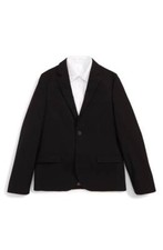 NORDSTROM Elliott Boys Black Lined 2-Button Sport Coat Jacket Blazer NEW 10 109