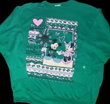 Vintage 1980s Mickey And Minnie Sweatshirt