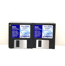 Kingston EtheRx PCI Bus Master Ethernet Adapter Drivers Diskette with QStart 3.1