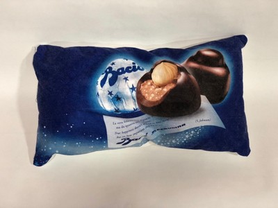 Cuscino Personalizzato Morbido Sagoma Blu Baci Perugina 45x33 Regalo Ebay