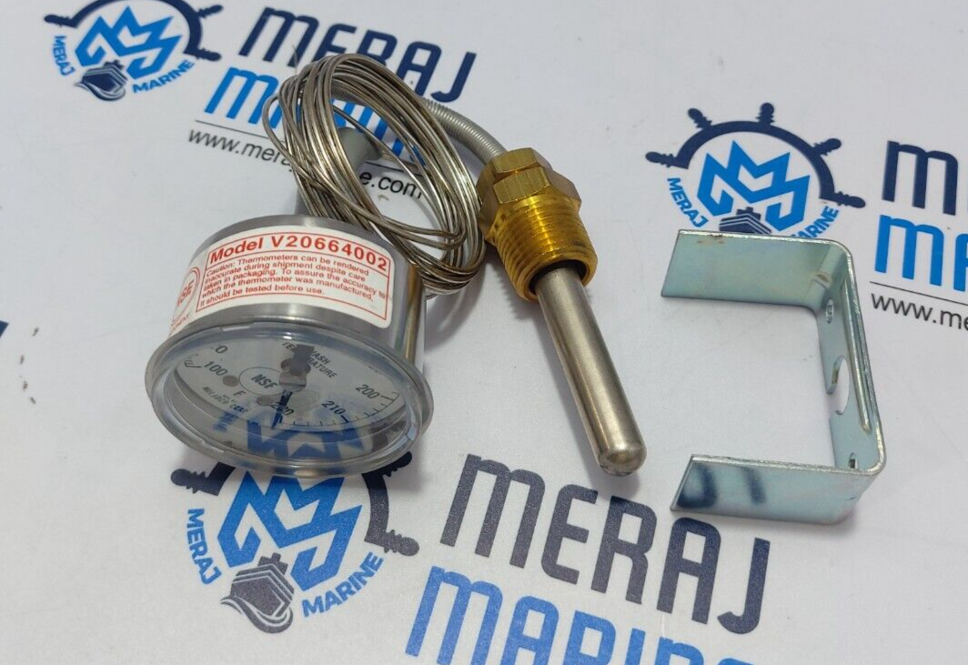 Miljoco V20664002 Temperature Gauge NSF 100-220 F | eBay