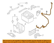 FORD OEM 12-13 Fiesta Electrical Battery-Positive Cable CE8Z14300A