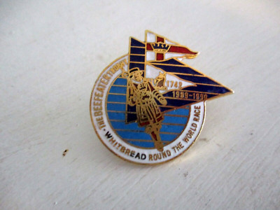 1989-1990 The Beefeater Trophy Whitbread Round The World Race official lapel pin
