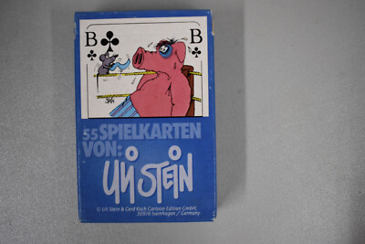 Playing Card Game Spielkarten Von Uli Stein Lo Scarabeo Poker Original