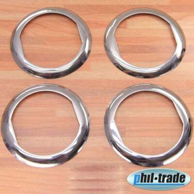 Edelstahl Ringe Lüfter passend für Renault Master Opel Movano Nissan NV400