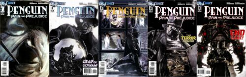 Juego de cómics de Penguin Pain & Prejudice 1 2 3 4 5 primera aparición y origen película para televisión - Imagen 1 de 6
