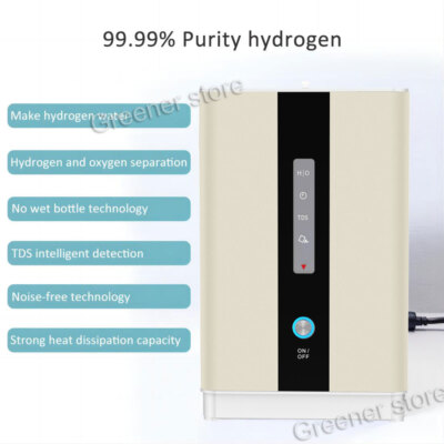 Hydrogen Generator H2 Inhalation Maschine 150ml/min Hydrogen Wasseraufbereiter