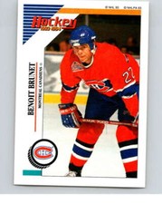 1993-94 Panini Stickers Hockey  #20 Benoit Brunet  Montreal Canadiens V83216