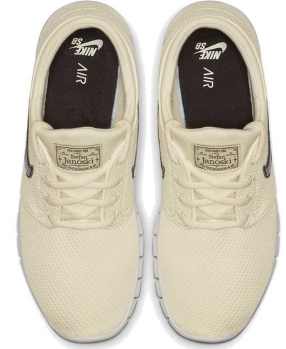 Nike Stefan Janoski Max L - color beige, malla UK 4 (EE. UU. 4.5, Eur 36.5) - Imagen 2 de 3