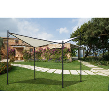 Gazebo Giardino Terrazzo Metallo mod. Ovarj Papillon 3x3x2,75/2,25H mt
