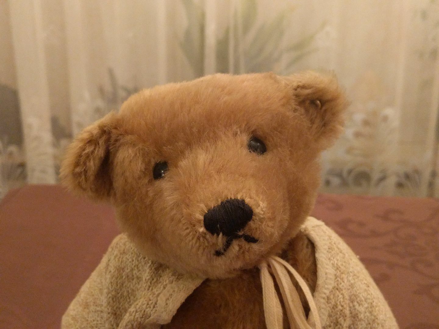 Steiff Antik Teddy Bear Antique Blond Mohair 0243/32 WDW 