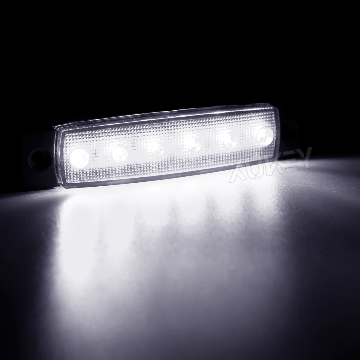 Aspöck Begrenzungsleuchte Led 10x Rote LED Begrenzungsleuchten Für LKW, Anhänger, PKW - 24V, 3 LEDs Pro Leuchte - Positionsleuchten Set 10x Rote 3 LED Positionsleuchten 24V Für LKW PKW Anhänger
