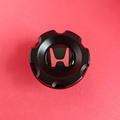 SCHWARZ TYPE R RACING MOTOR Öldeckel FÜR CIVIC ACCORD CRZ CR-V S2000 INTEGRA DC5