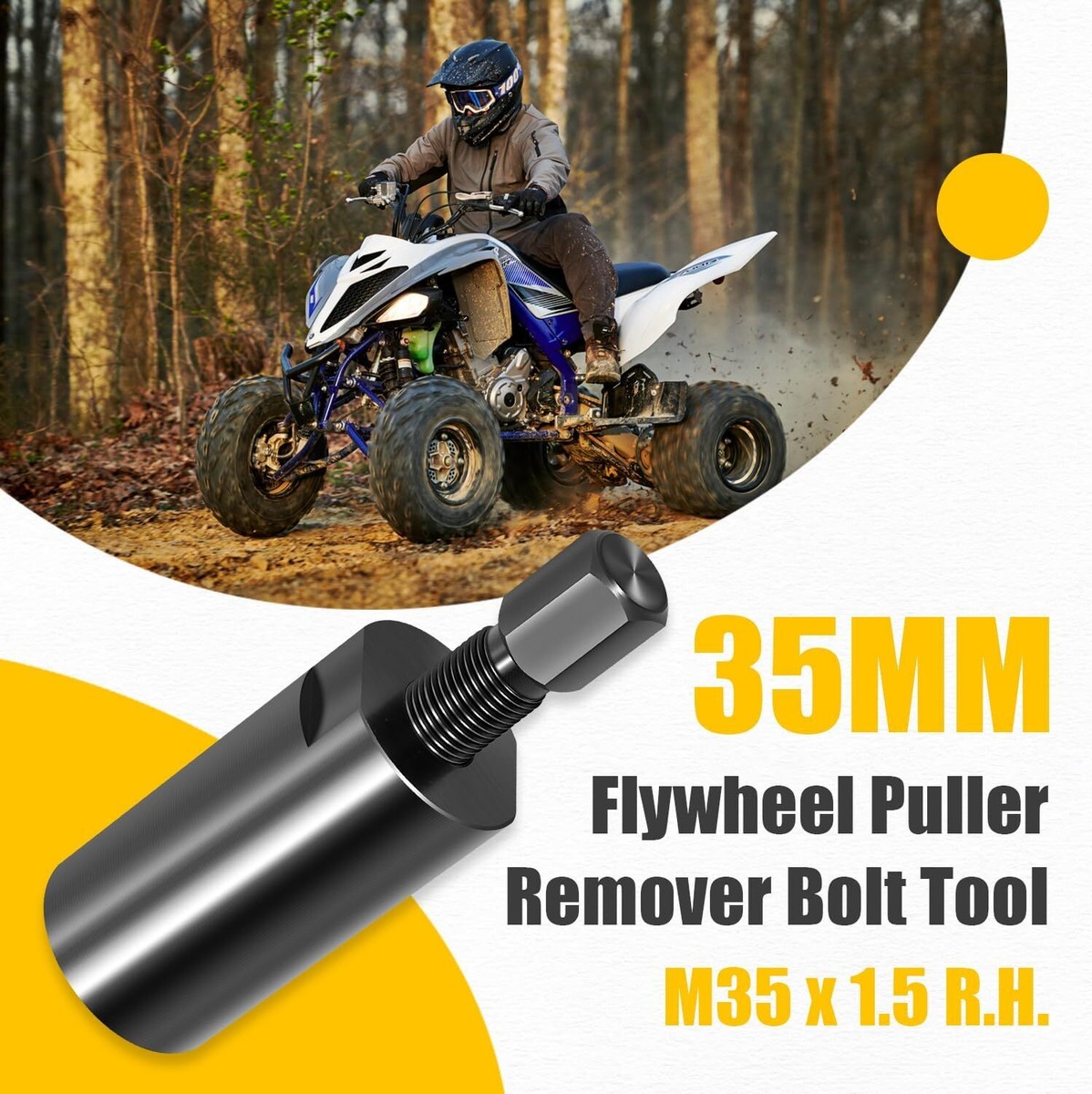 35mm Flywheel Puller Remover Bolt Tool M35 X 1.5 R.H. For Yamaha