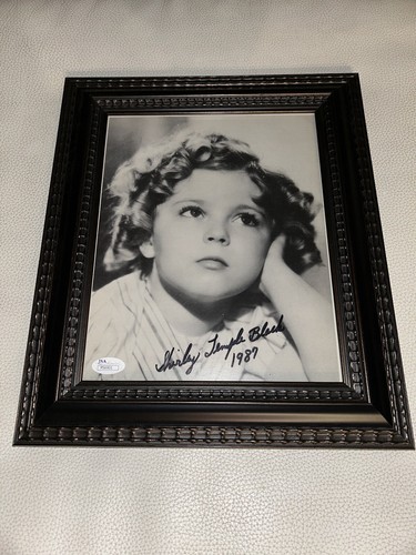 Foto Shirley Temple Firmata Nera 8x10 Attrice Bambina Autografa JSA 1987 Rara - Foto 6 di 6