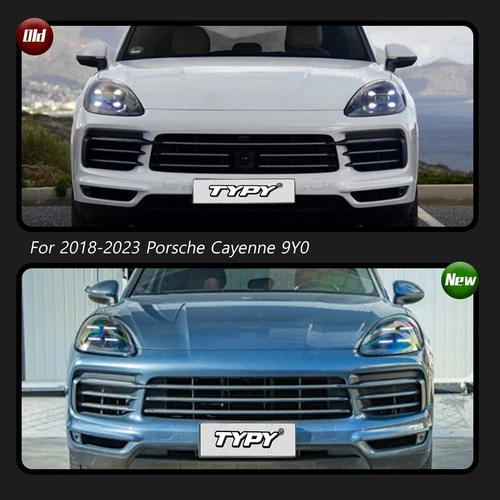 Pair LED Headlights Upgrade For Porsche Cayenne 9Y0 2018-2023 Matrix Front Lamps - Bild 5 von 10
