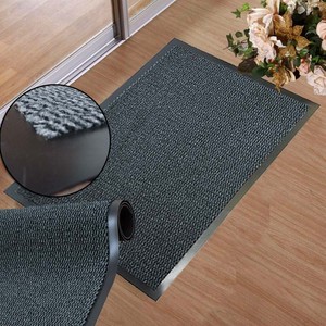 Large Grey Rubber Door Entrance Barrier Mat Mats Heavy Duty Hard Image Is Loading Large Grey Rubber Door Entrance Barrier Mat Mats
