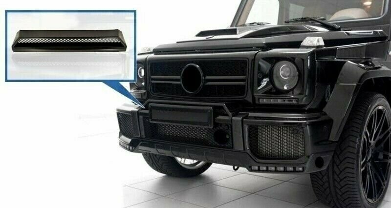 G63 Bumper Top Grille Brabus G65 Conversion Trim Molding Scoop Parts