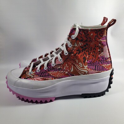 CONVERSE Run Star Hike Tropical Florals Jungle Shoes Boots 11.5M/13W A00551C New
