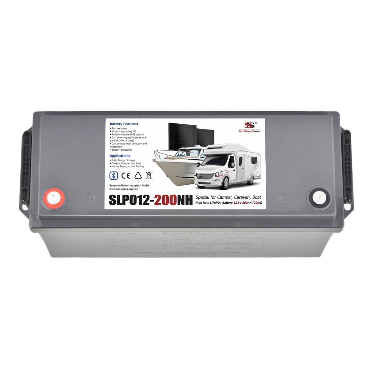 Electronicx Caravan Edition AGM Batterie 80AH 12V
