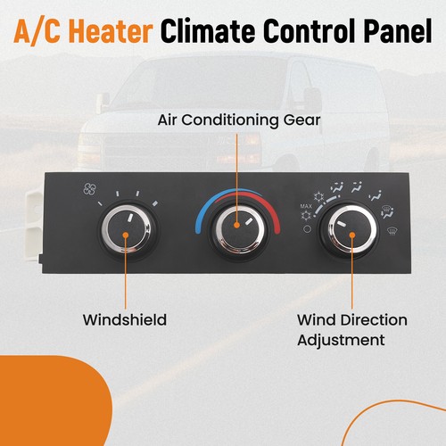 A/C Heater Climate Control Panel for Chevy Express 1500/2500/3500 GMC 599-217 - Bild 10 von 12