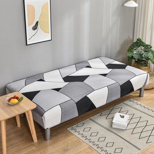 Printed Futon Covers Stretch Sofa Bed Slipcover Anti Slip Elastic Couch Cover - Picture 46 of 90