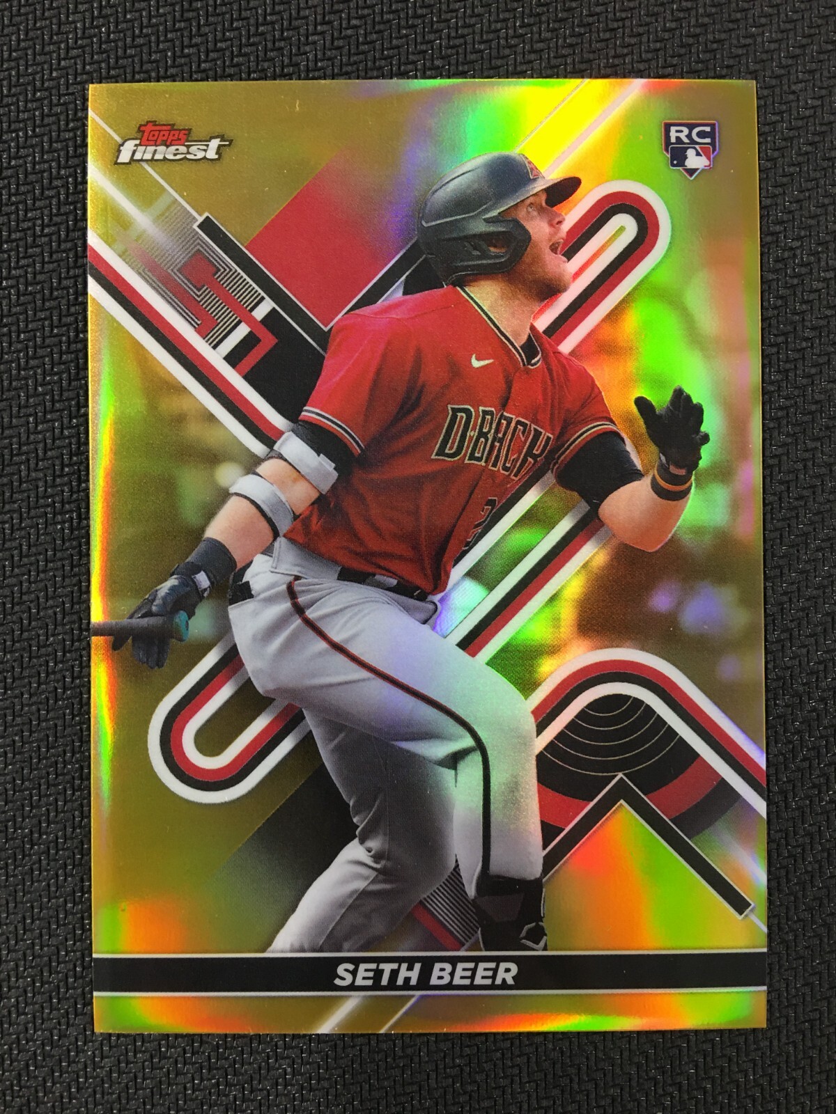 2022 Topps Finest #18 Seth Beer Rookie Gold Refractor /50 Arizona Diamondbacks