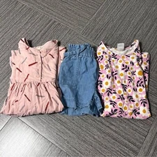 Boden Hanna Andersson Tucker Tate Girls Dress Bundle Lot 6-7 Pink Blue Spring