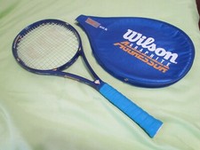 Wilson Graphite Aggressor 8.5 si High Beam Series 95'' 4 1/2 4 Tennis Racquet