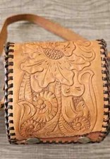 Vintage Kodak 1950s Duaflex II Camera Untested w/ Beautiful Custom Leather Case 