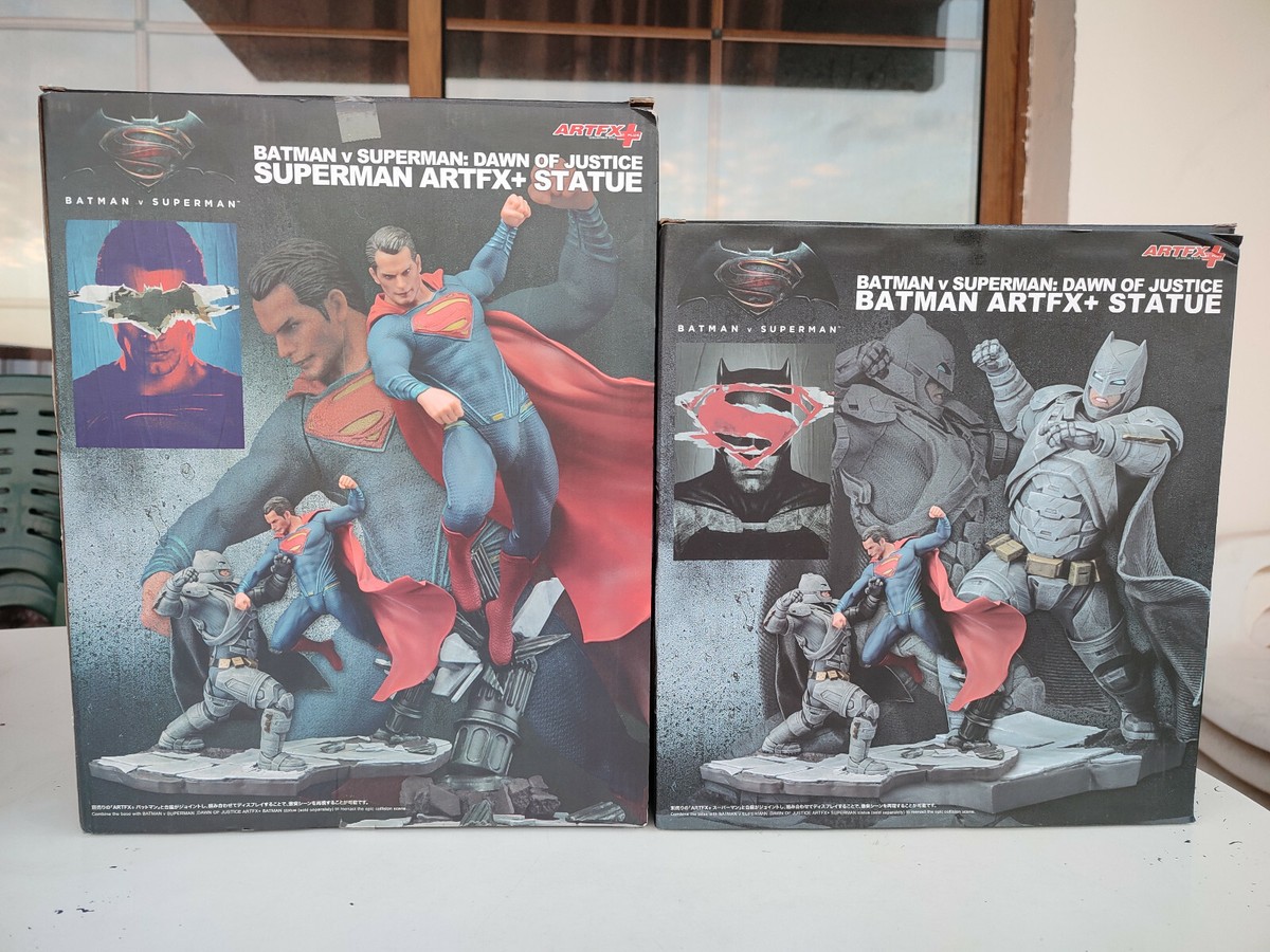 Batman Vs Superman Dawn of Justice ArtFX+ Kotobukiya Statue Set 1