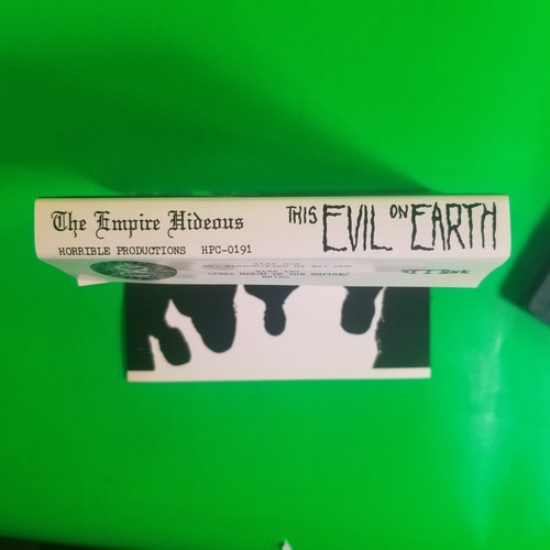 Vintage GOTH The Empire Hideous This Evil on Earth Cassette Tape 1991 TESTED ✔ - Picture 12 of 12