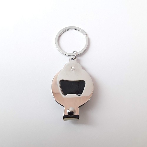 Metall Schlüsselanhänger Nagelknipser und Flaschenöffner nützlich Reise Edelstein Keychain  - Bild 4 von 12