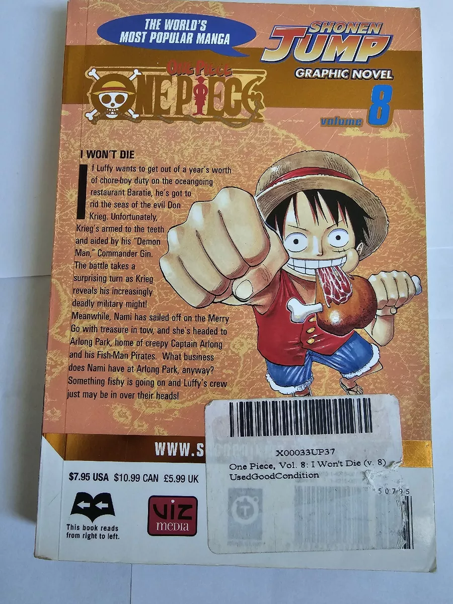 One Piece, Volume 8: I Won't Die by Eiichiro Oda