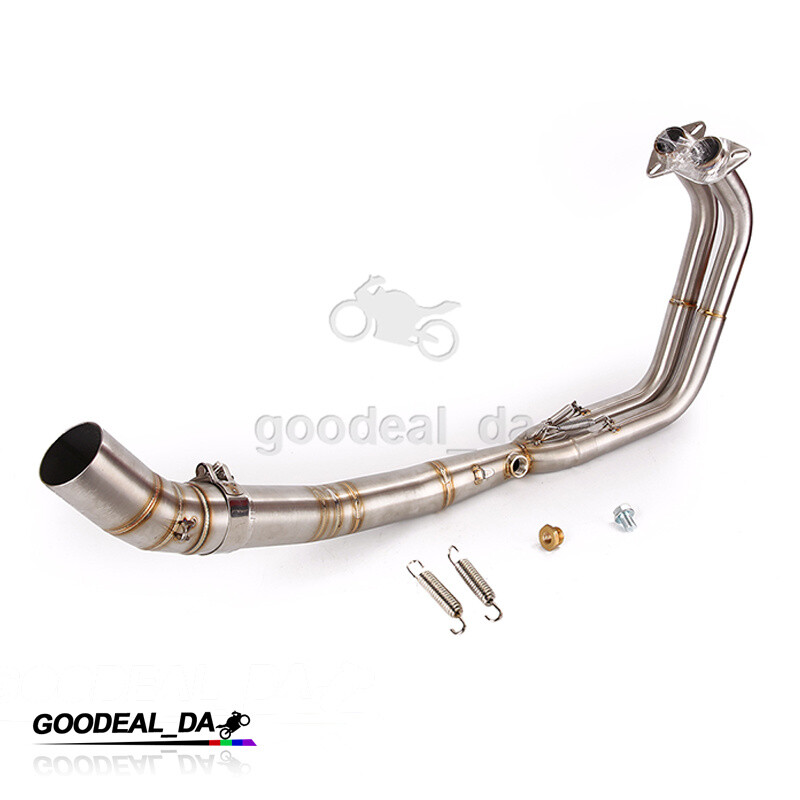 Motorcycle Exhaust Full Front Connect Mid Pipe For Kawasaki