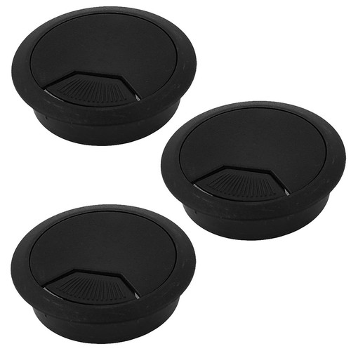 60mm Computer Desk Table Grommet Cable Port Wire Hole Cover 3 Pcs B5Q17080 - Afbeelding 2 van 2