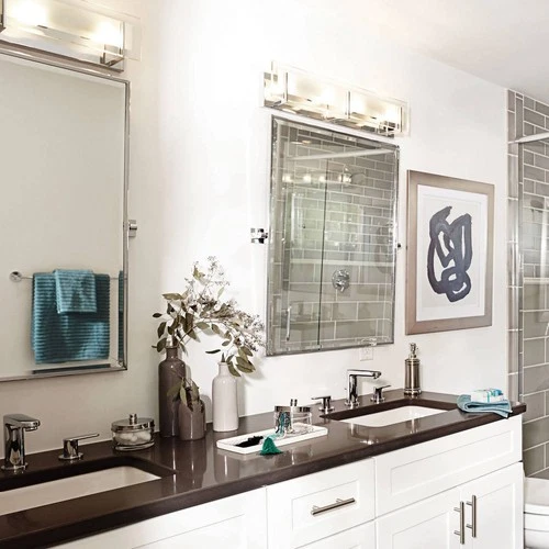 Hinkley Latitude 26" Wide Chrome Bath Light - Picture 4 of 10