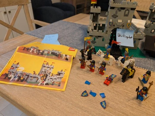 Vintage LEGO Set 6080, King's Castle, 95% Complete w/ Box & Instructions