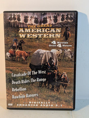 Cavalcade Of The West & Death Rides The Range & Rebellion & Rawhide Rangers DVD