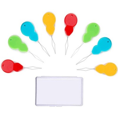 30 Pieces Gourd Shaped Plastic Needle Threaders, Plastic Wire Loop DIY Needle...