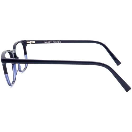 Warby Parker Eyeglasses Elias M 378 Midnight Crystal Fade Square Frame 51-18 145 - Picture 5 of 6