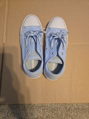 Converse Women's All Star Low Top Size 5 Lase Up Blue Canvas